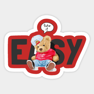 take it easy Sticker